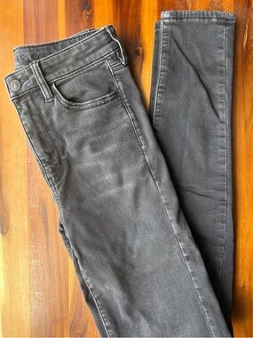AMERICAN EAGLE TALL Next Level Stretch Black Wash Skinny Jeans